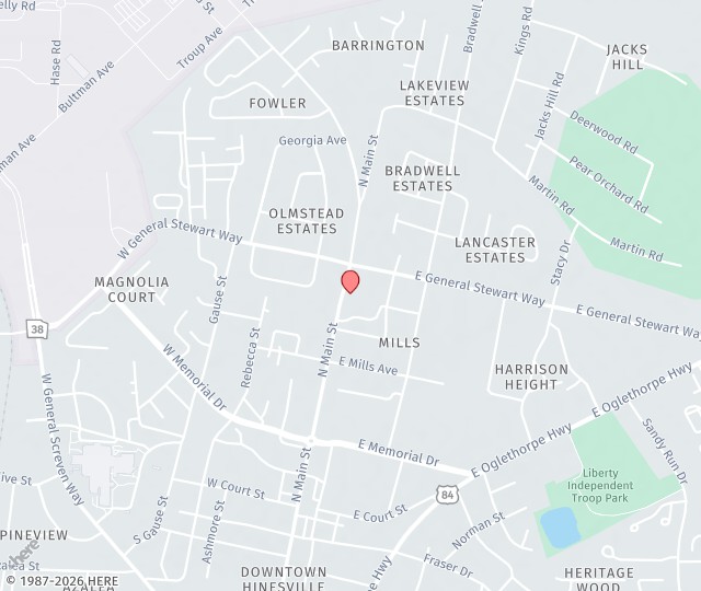 Location Map: 508 North Main Street, Suite A Hinesville, Georgia 31313