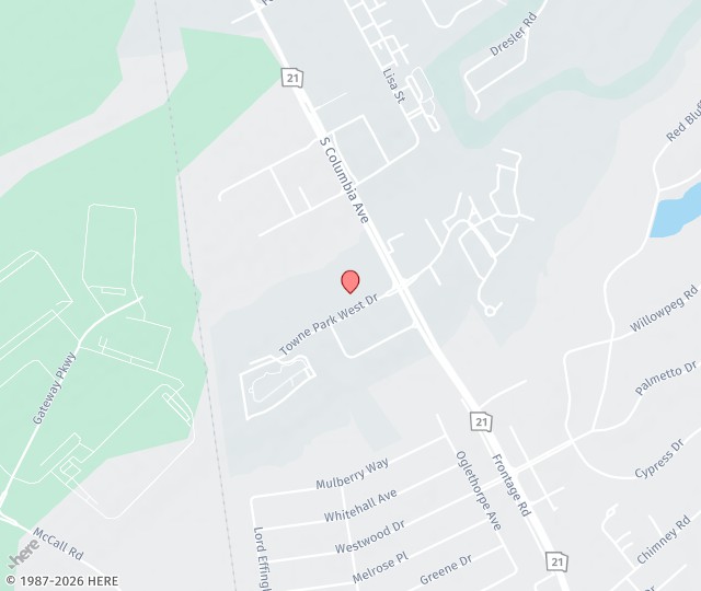 Location Map: 595 Towne Park West, Suite 200 Rincon, Georgia 31326